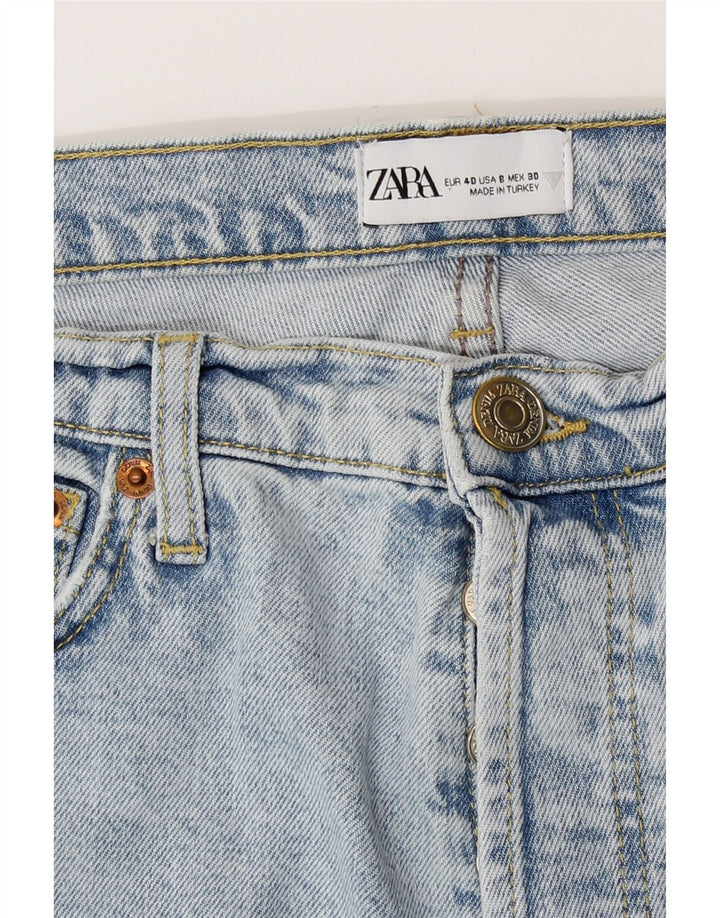 Женские прямые джинсы Zara EU 40 Medium W30 L26 Синие