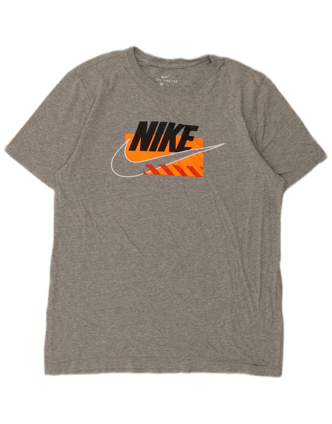 Мужская футболка с рисунком Nike, средний серый цвет