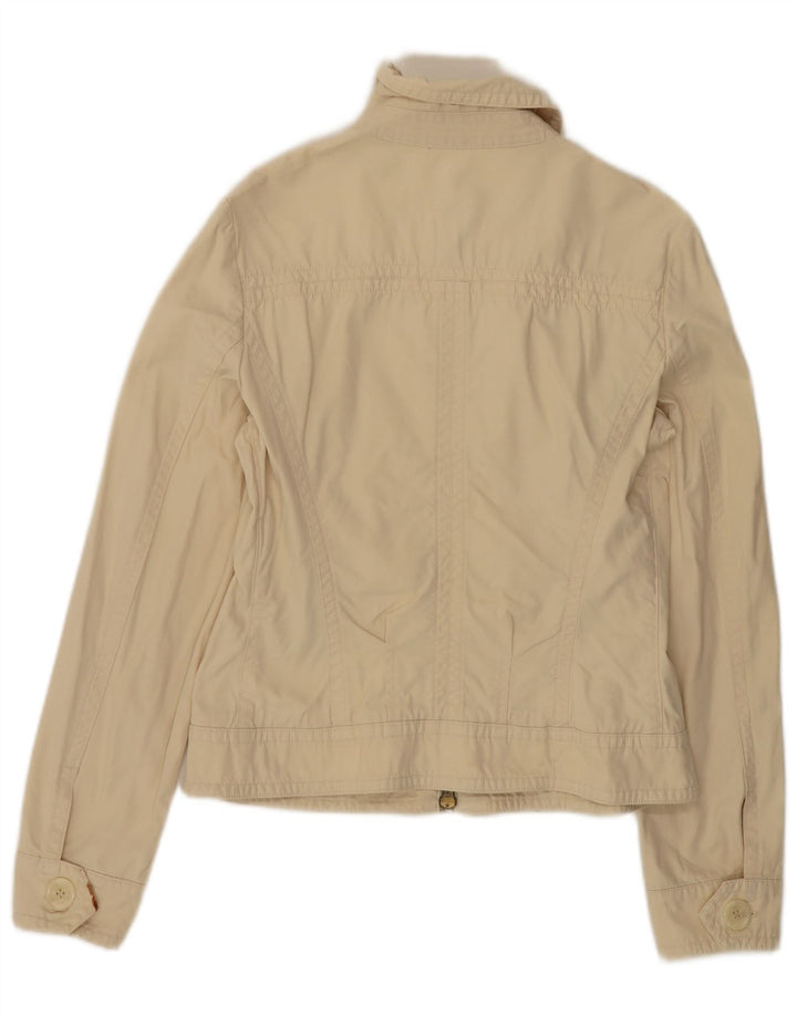 Женский бомбер Burberry UK 14, средний бежевый, хлопок