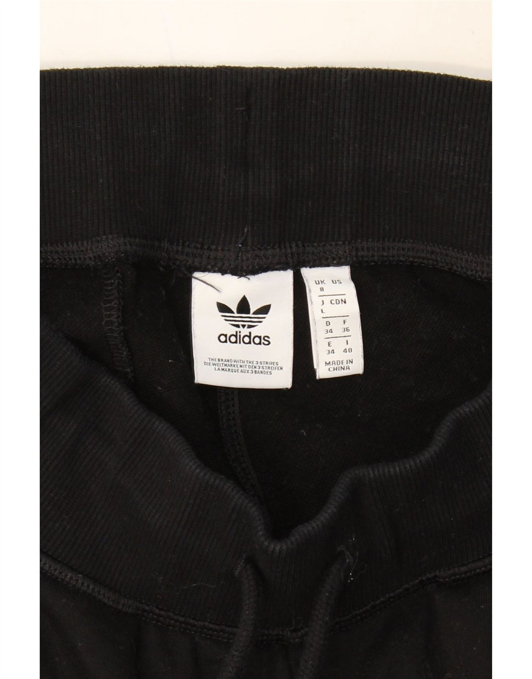ADIDAS Womens Tracksuit Trousers UK 8 Small  Black