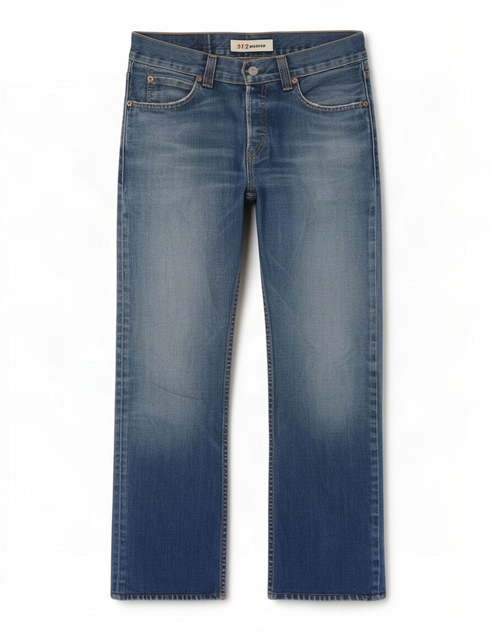 Мужские джинсы Levi's 512 Bootcut W31 L28 синие, хлопок