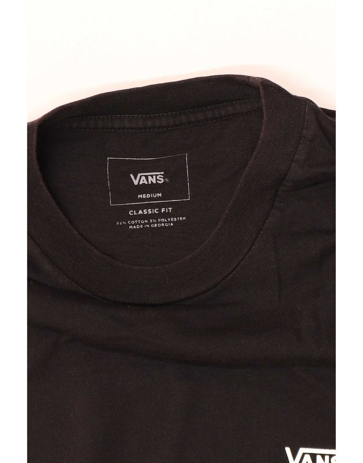 Мужская футболка классического кроя Vans, средний черный цветной блок