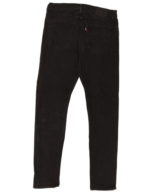Мужские зауженные джинсы Levi's 512 W34 L34, черный хлопок