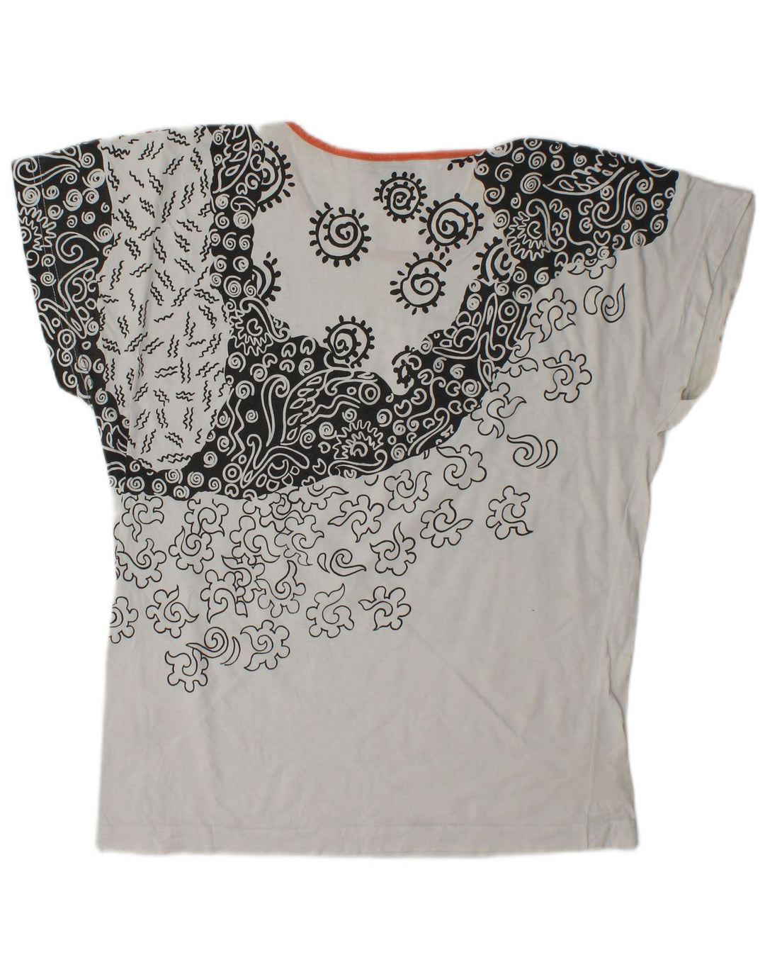 Женская футболка Fila Top IT 44 Medium White Paisley
