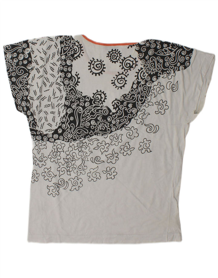 Женская футболка Fila Top IT 44 Medium White Paisley