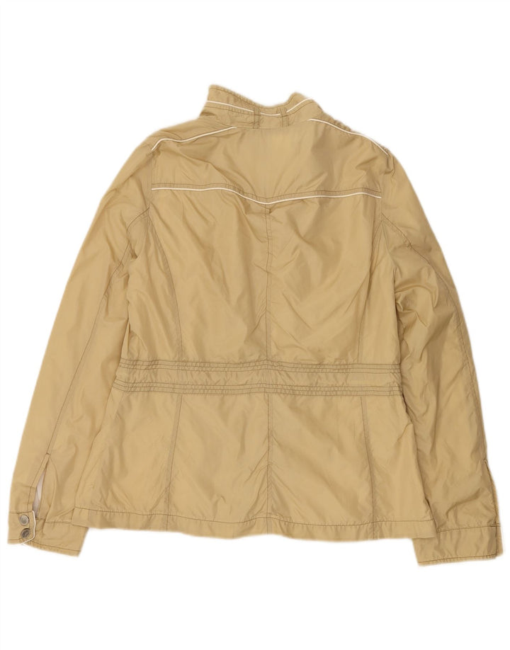 Женская куртка Zara UK 14, большая, бежевая