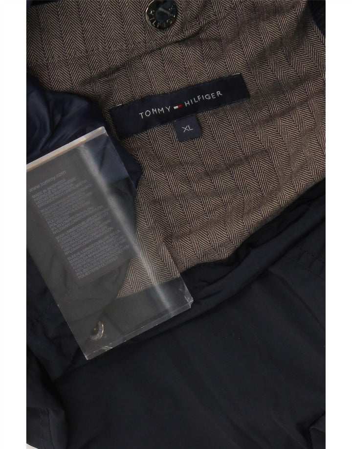 Мужская куртка TOMMY HILFIGER UK 42 XL темно-синяя, полиэстер