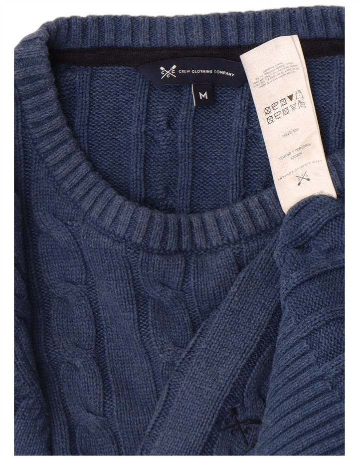 Одежда для экипажа, мужской джемпер с вырезом «лодочка», свитер, средний синий хлопок, хлопок