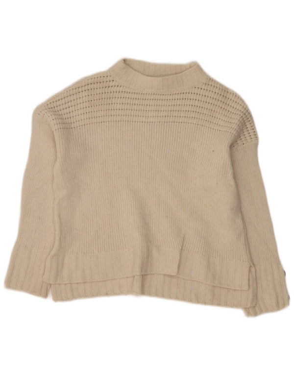 Женский джемпер с высоким воротником MASSIMO DUTTI UK 6 XS Off White