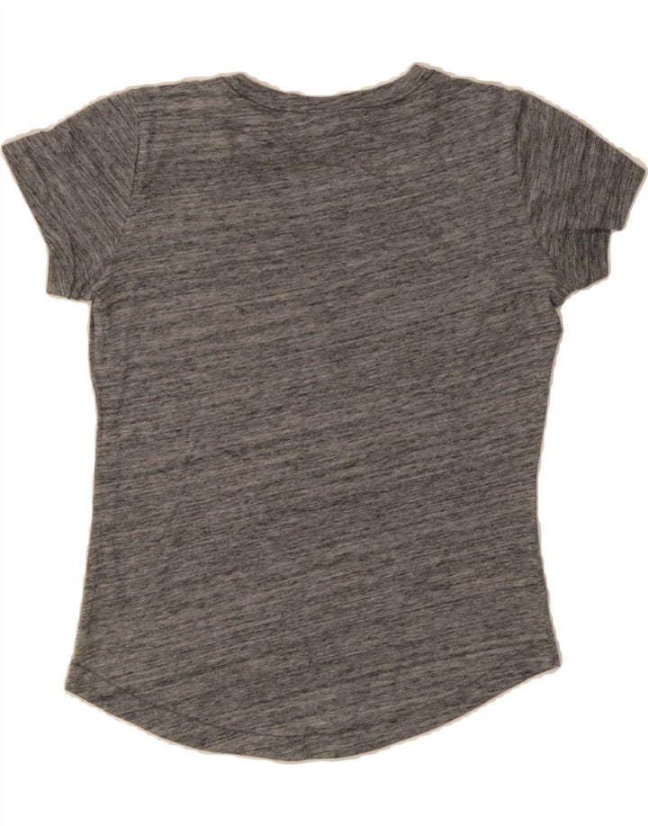 CHAMPION Womens Graphic T-Shirt Top UK 14 Medium Grey Flecked Vintage Champion and Second-Hand Champion from Messina Hembry 