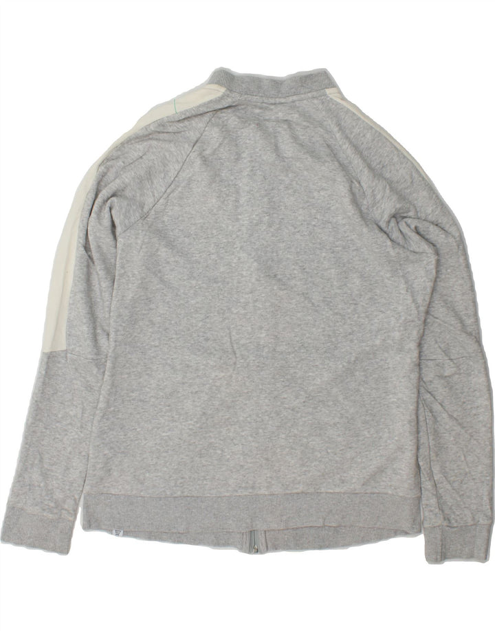 PUMA Womens Tracksuit Top Jacket UK 16 Large  Grey Colourblock Cotton Vintage Puma and Second-Hand Puma from Messina Hembry 