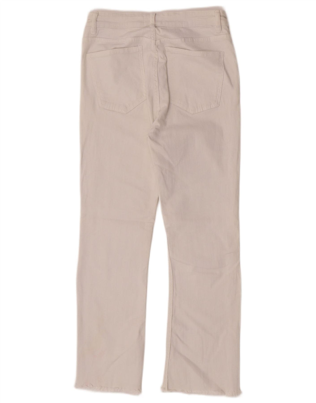 Женские укороченные прямые джинсы Zara EU 38, маленькие W28 L26, белые
