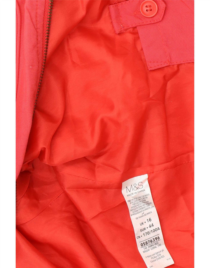 Женская универсальная куртка Marks & Spencer UK 16, большая красная из полиамида