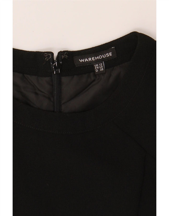 WAREHOUSE Womens Sleeveless Bodycon Dress UK 12 Medium Black Check Vintage Warehouse and Second-Hand Warehouse from Messina Hembry 