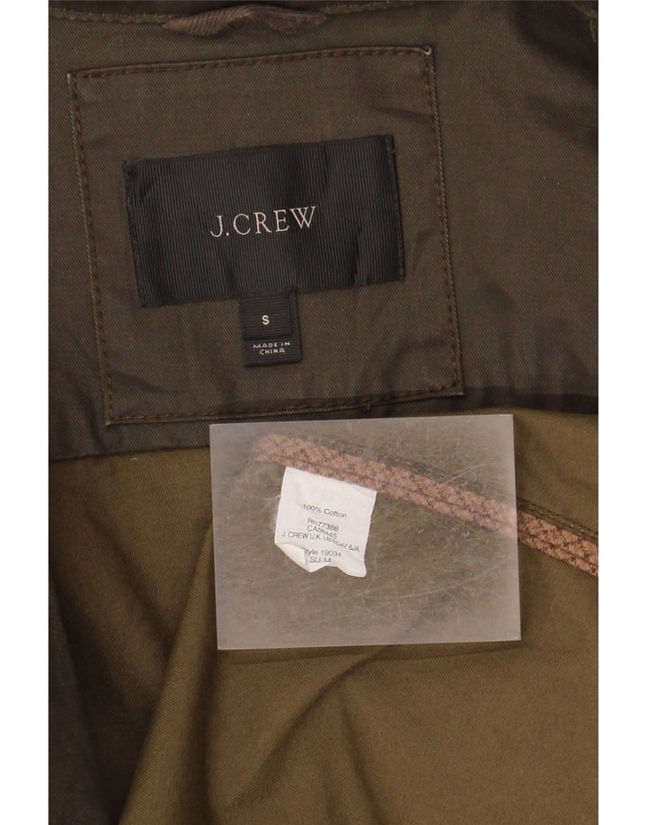 Женская функциональная куртка J. Crew UK 10, маленький цвет хаки, хлопок