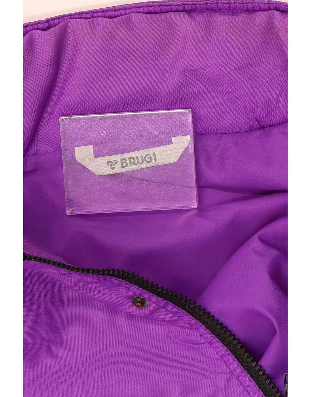 Мужская дождевик Brugi UK 44 2XL Фиолетовый полиэстер с цветными блоками