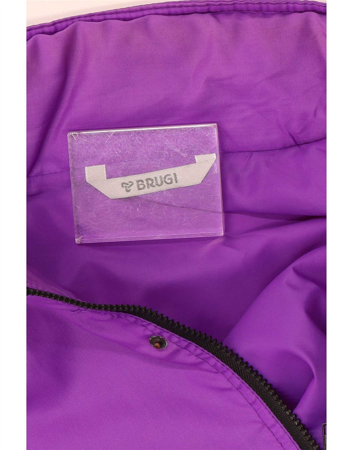 Мужская дождевик Brugi UK 44 2XL Фиолетовый полиэстер с цветными блоками