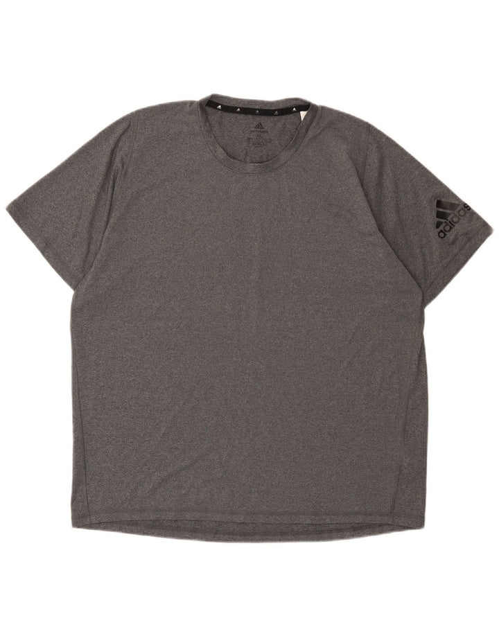 Мужская футболка Adidas Aeroready Top XL Серый полиэстер