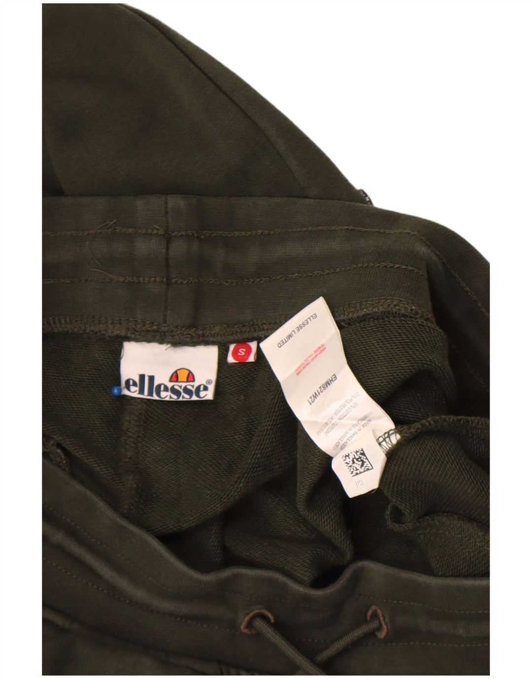 Мужские спортивные брюки Ellesse, джоггеры, маленький цвет хаки, хлопок