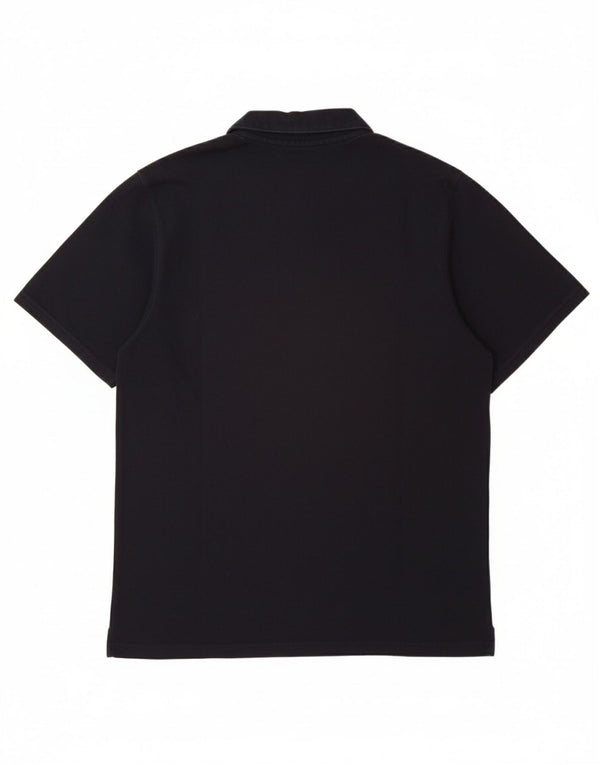 Рубашка-поло NIKE для мальчиков 12–13 лет, большая, темно-синяя, хлопковая с цветными блоками