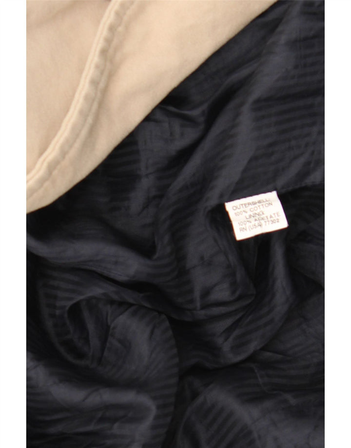 Женское пальто Zara UK 14, большое, бежевое, хлопок