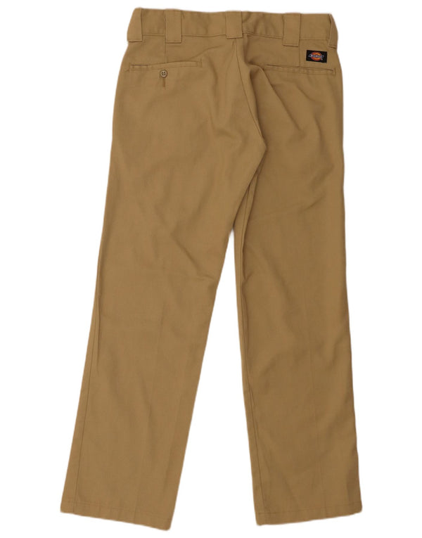 Мужские прямые брюки-чиносы Dickies W30 L30 бежевого цвета из полиэстера
