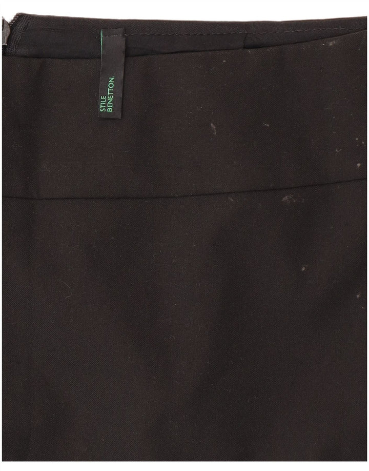 Юбка-карандаш женская Benetton Medium W28 Черная