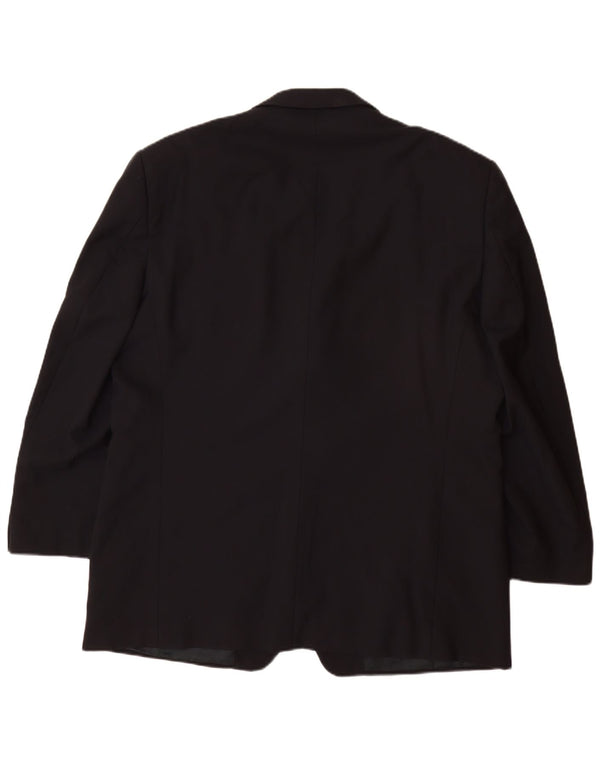 VERSACE Мужской классический пиджак на 3 пуговицах UK 42 XL Темно-синий