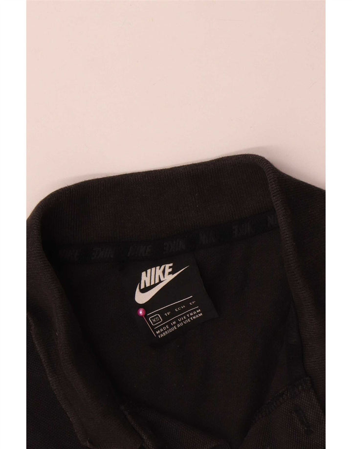 Мужская рубашка-поло Nike XS, черный хлопок