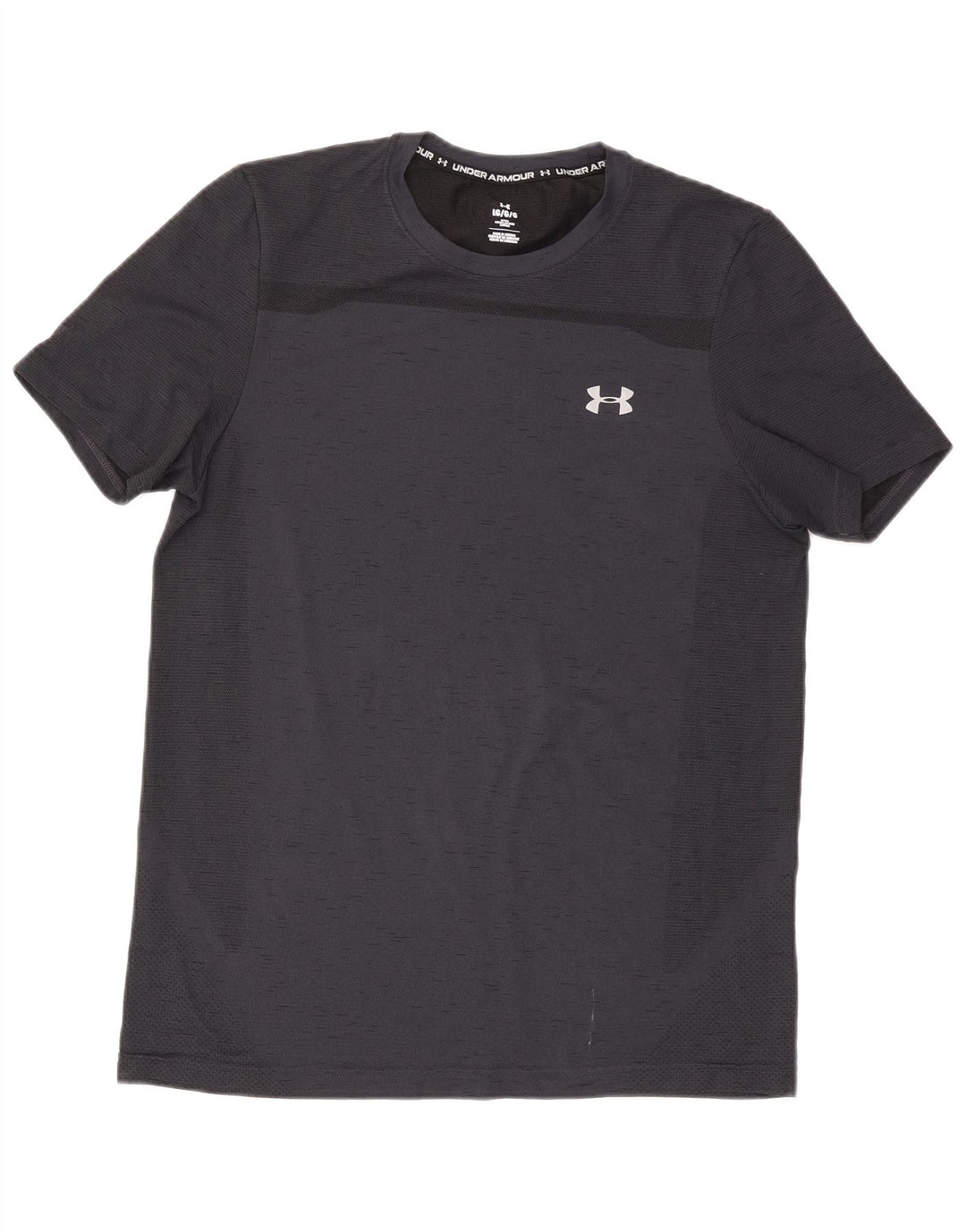 Мужская приталенная футболка Under Armour, большая серая в крапинку