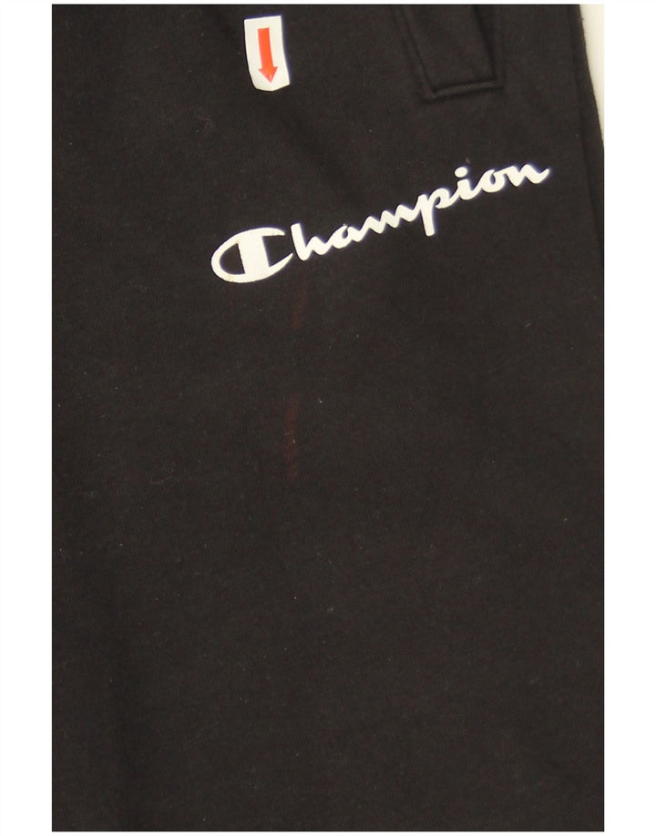 Мужские спортивные брюки Champion, брюки для бега, маленькие черные хлопковые брюки