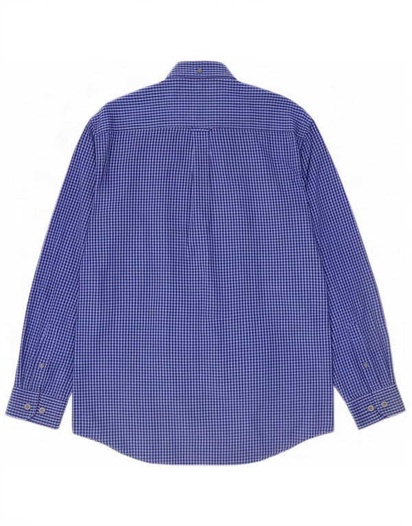 Мужская рубашка Ben Sherman среднего синего цвета в клетку