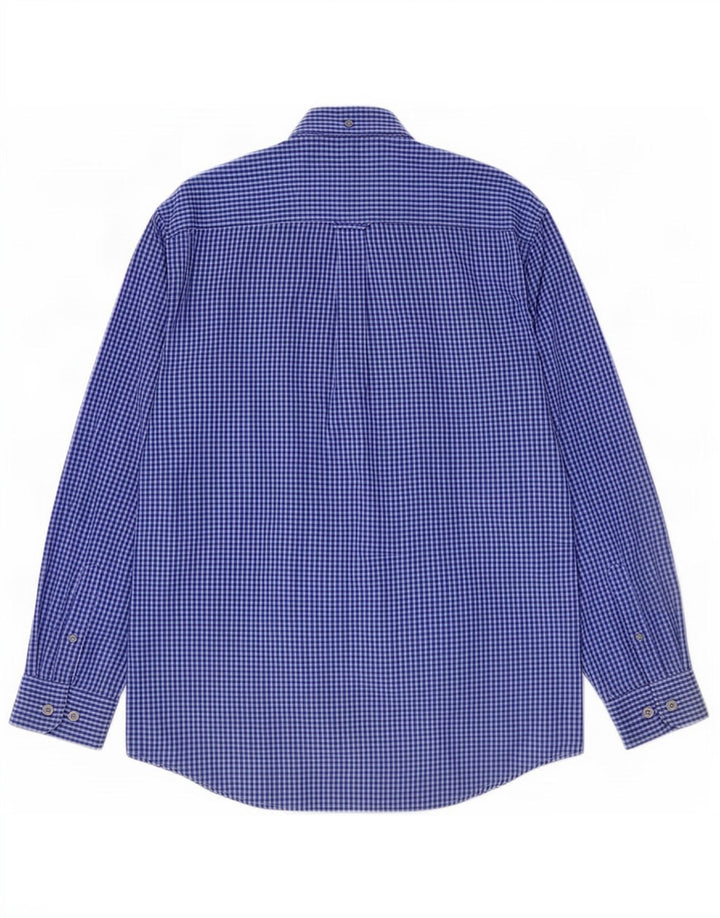 Мужская рубашка Ben Sherman среднего синего цвета в клетку