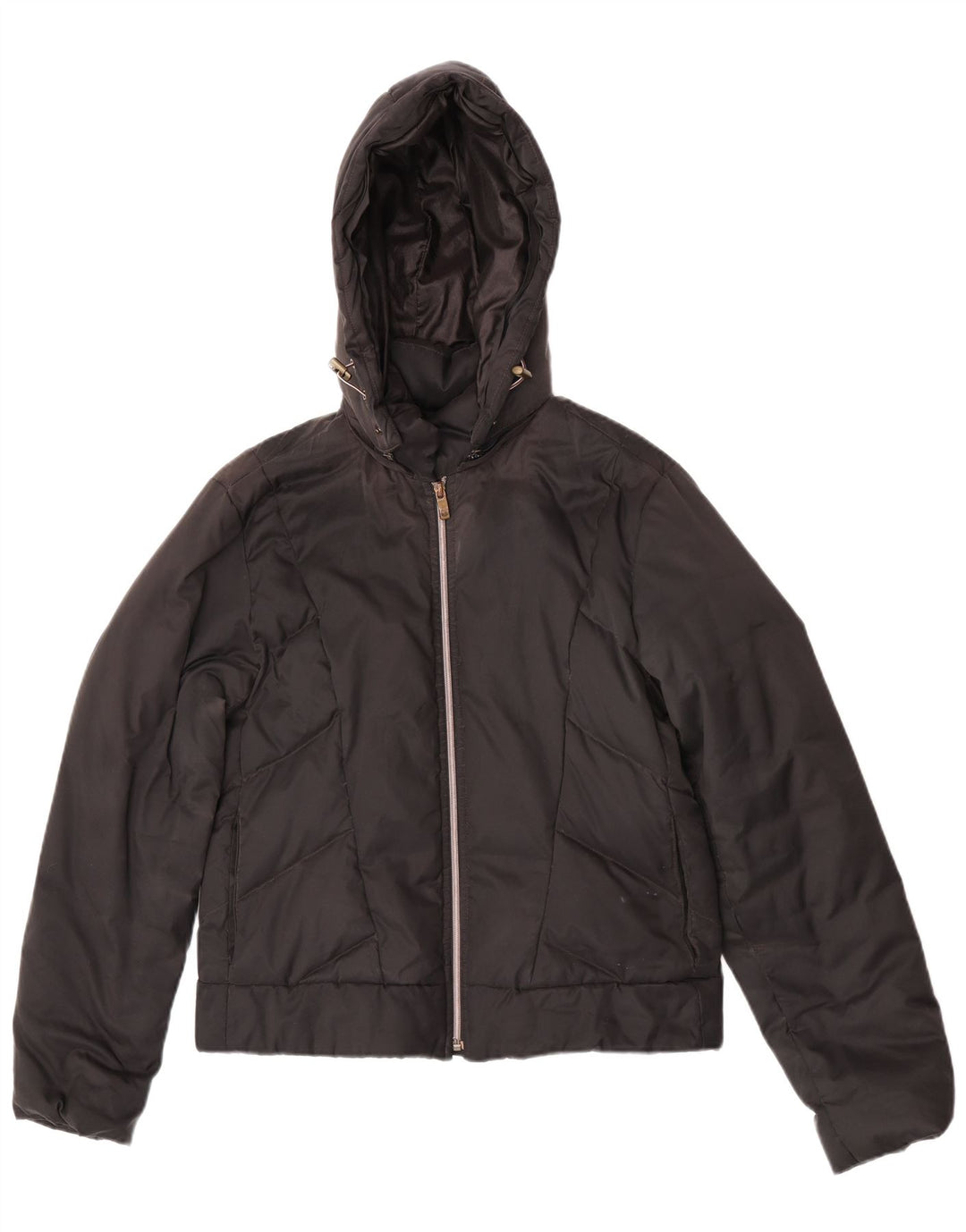 Женская утепленная куртка с капюшоном Ciesse Piumini IT 46, большой черный полиэстер