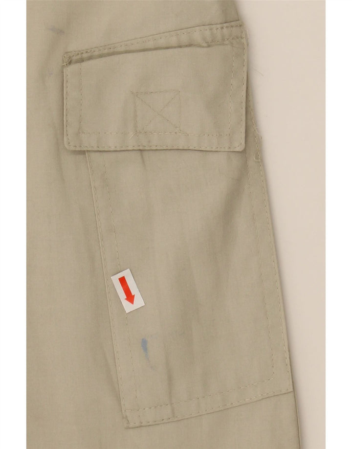 VINTAGE Mens Straight Cargo Trousers XL W34 L29 Beige Polyester Vintage Vintage and Second-Hand Vintage from Messina Hembry 