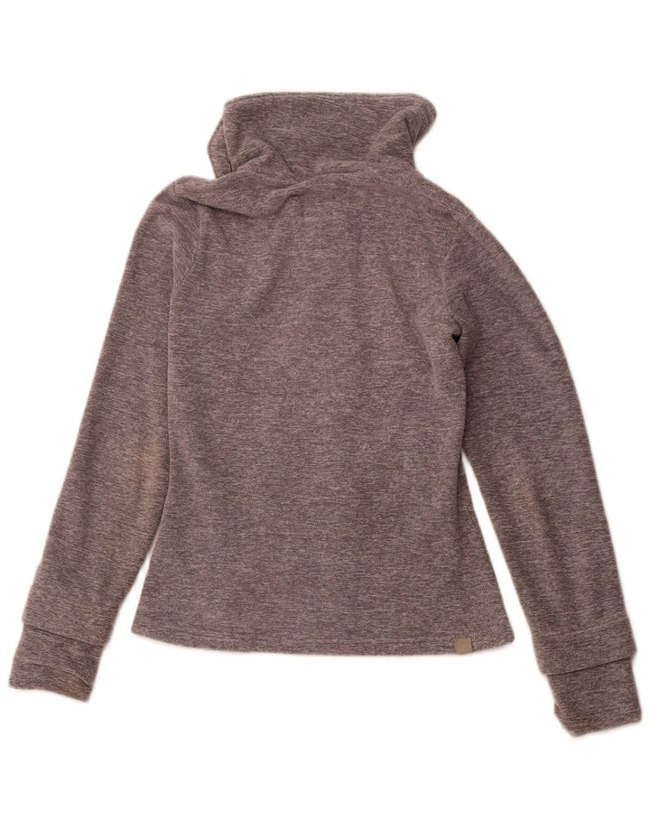 Женская флисовая куртка с рисунком BENCH UK 12, полиэстер среднего серого цвета