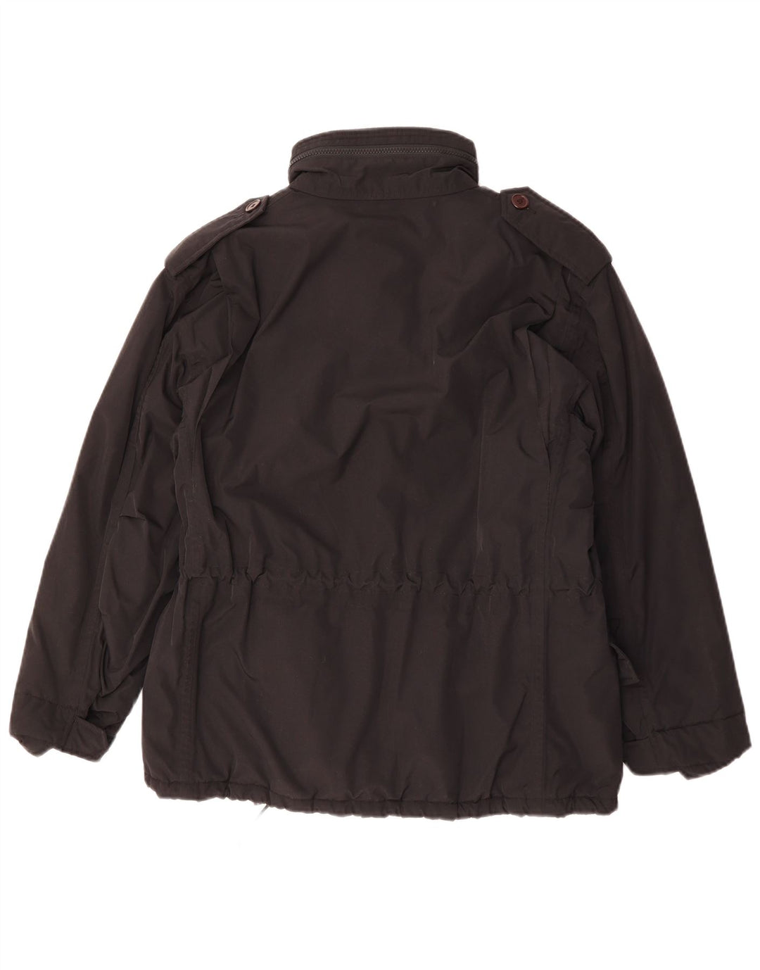 Мужская куртка в стиле милитари Alberto Aspesi UK 36 маленькая черная из полиэстера