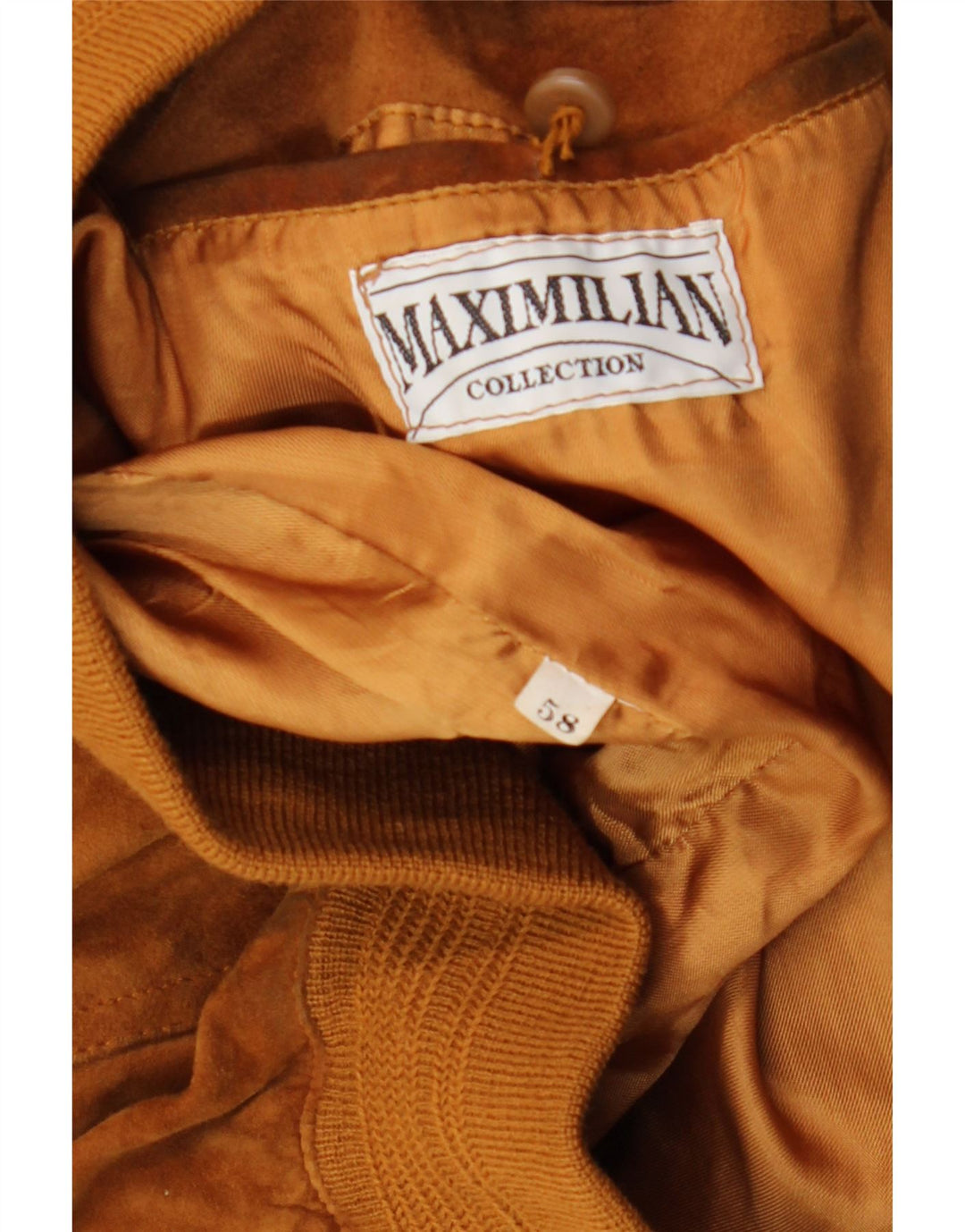 Мужской замшевый бомбер Maxi Milian IT 58 4XL Коричневый