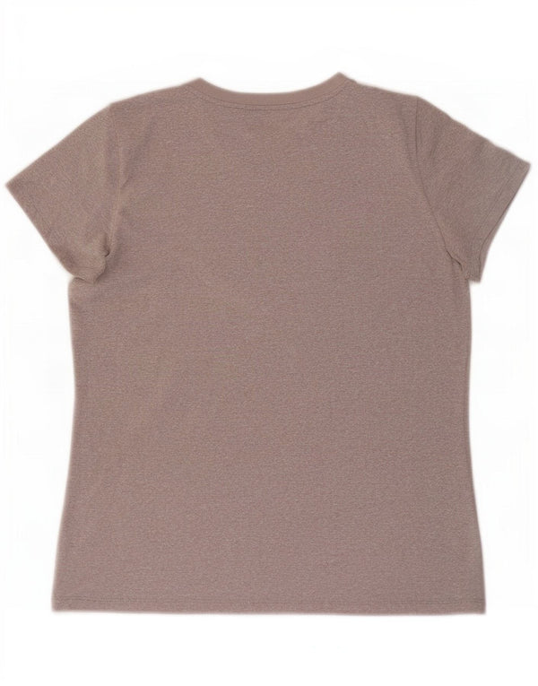 Женская футболка с рисунком Under Armour Heat Gear Top UK 16, большая серая