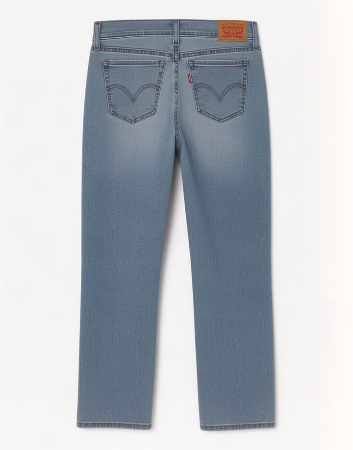 Женские укороченные джинсы Levi's W25 L23, синий хлопок