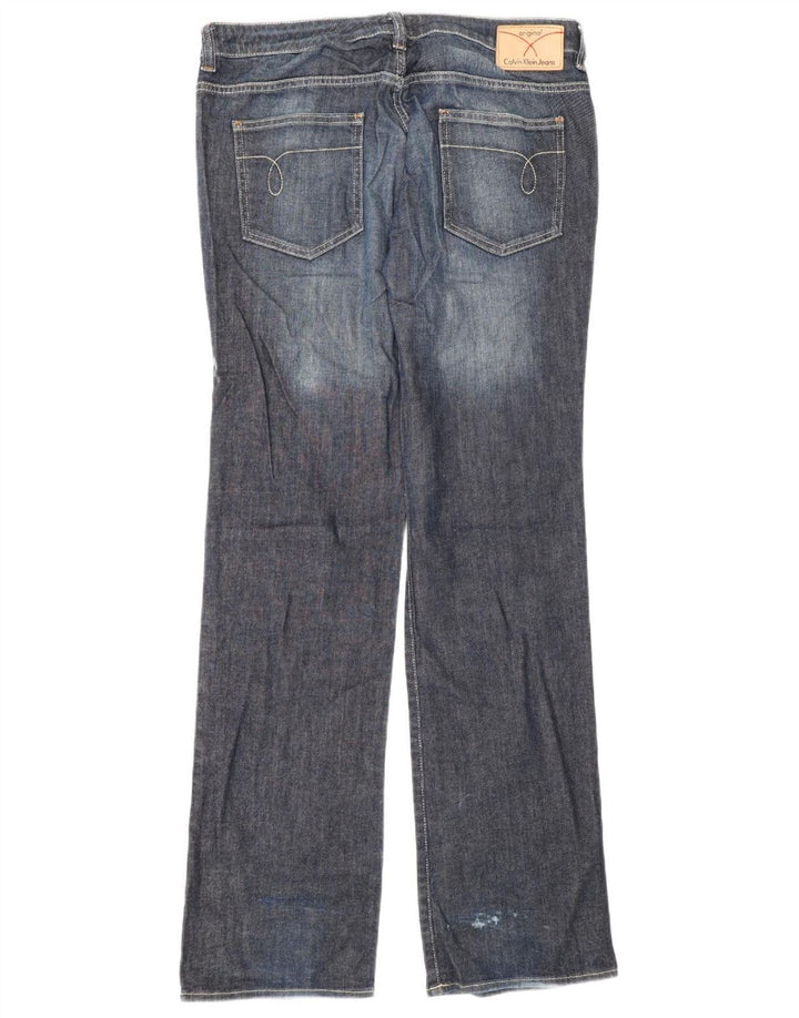 Женские джинсы Bootcut Calvin Klein W32 L34 Темно-синие, хлопок