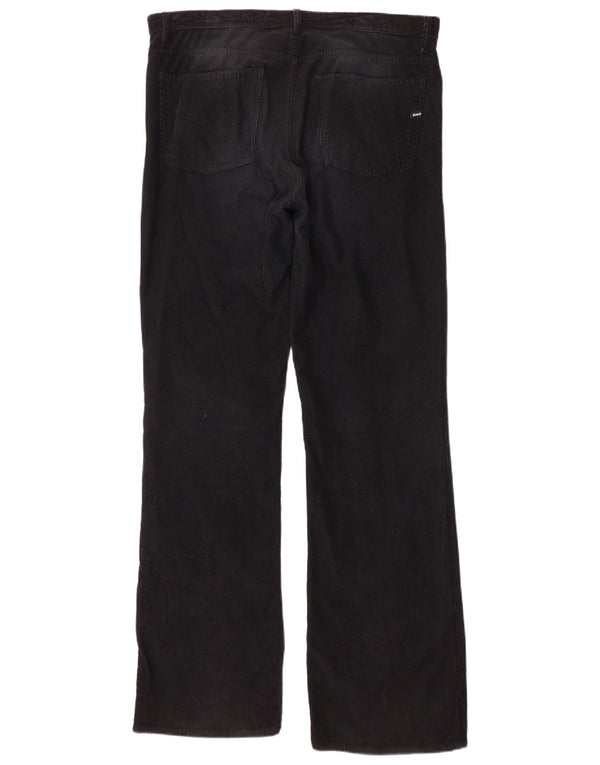 Мужские вельветовые брюки Gas Bootcut W36 L34 черные