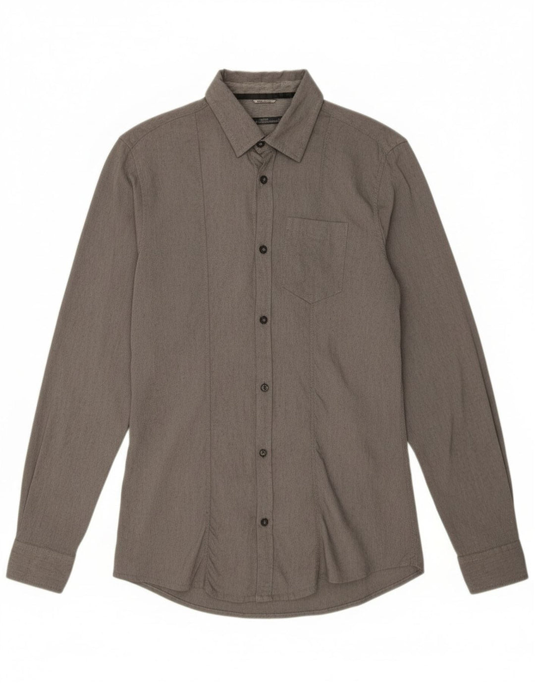 Мужская рубашка Daniele Alessandrini, большая серая вискоза