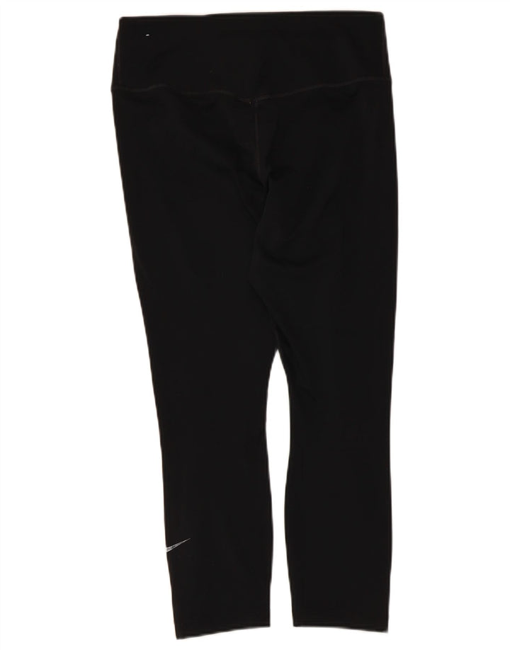 Женские леггинсы Nike Dri Fit UK 12, средние, черные