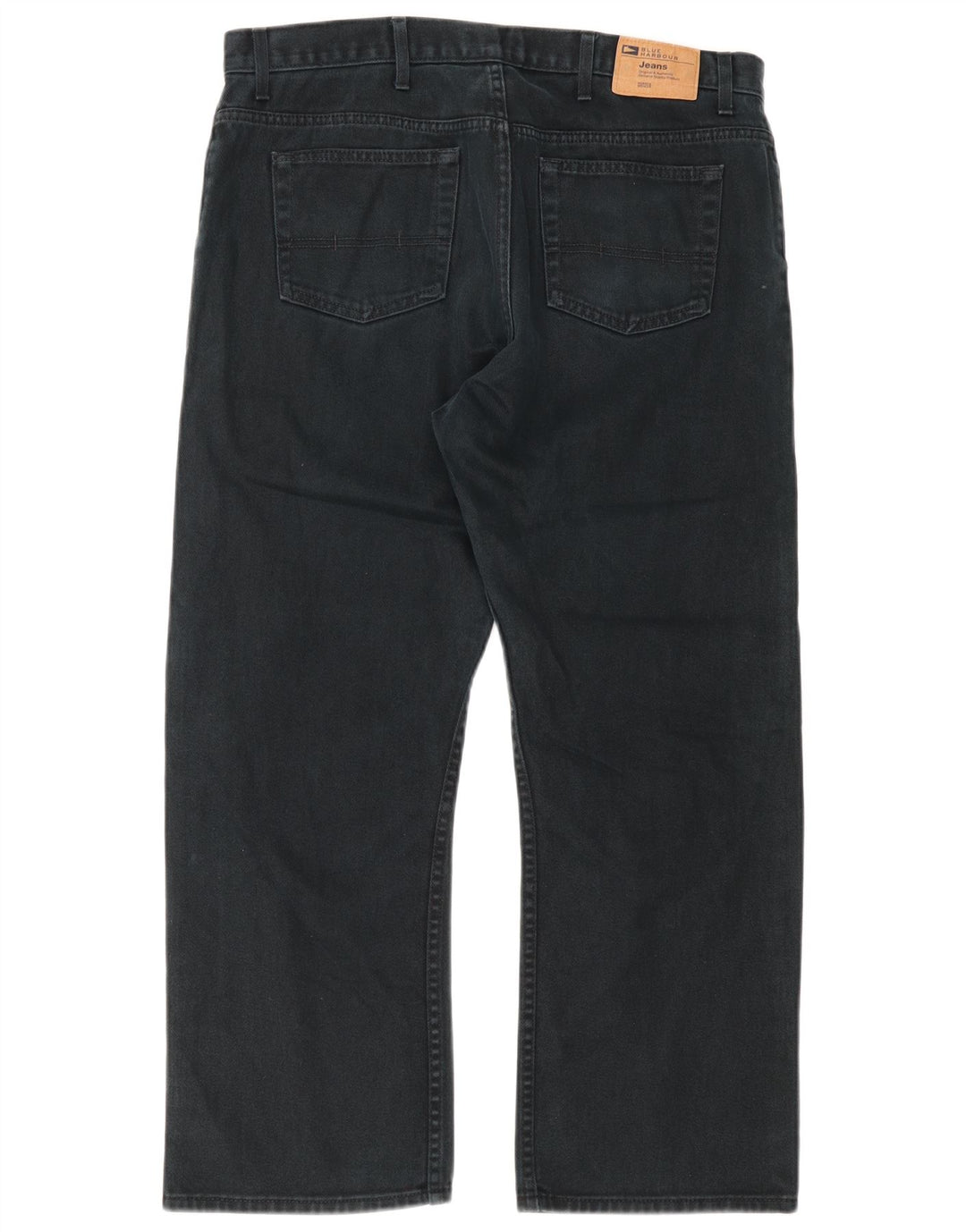Мужские прямые джинсы Marks & Spencer Blue Harbour W38 L29, черный хлопок