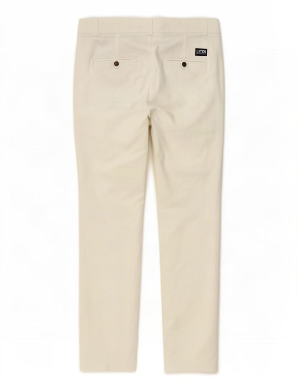Женские узкие брюки чинос Zara EU 34 2XS W24 L28, белый хлопок