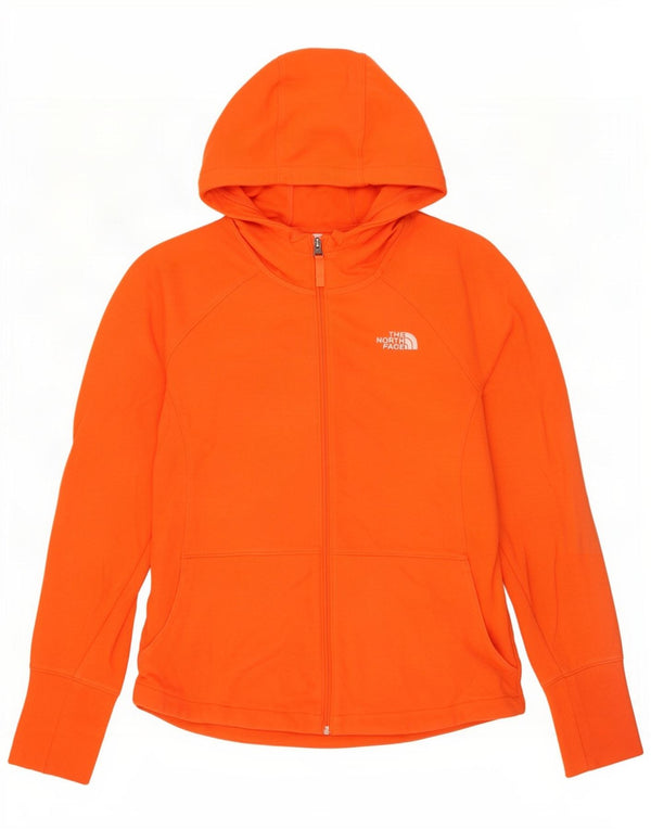 Женский свитер с капюшоном на молнии The North Face UK 16, большой оранжевый хлопок