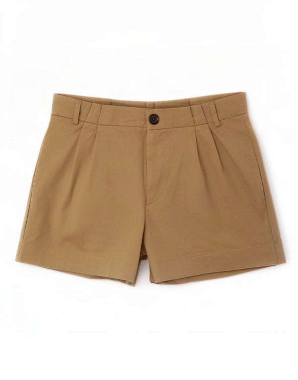 Zara Womens Pegged Casual Shorts Medium W28 Beige Cotton