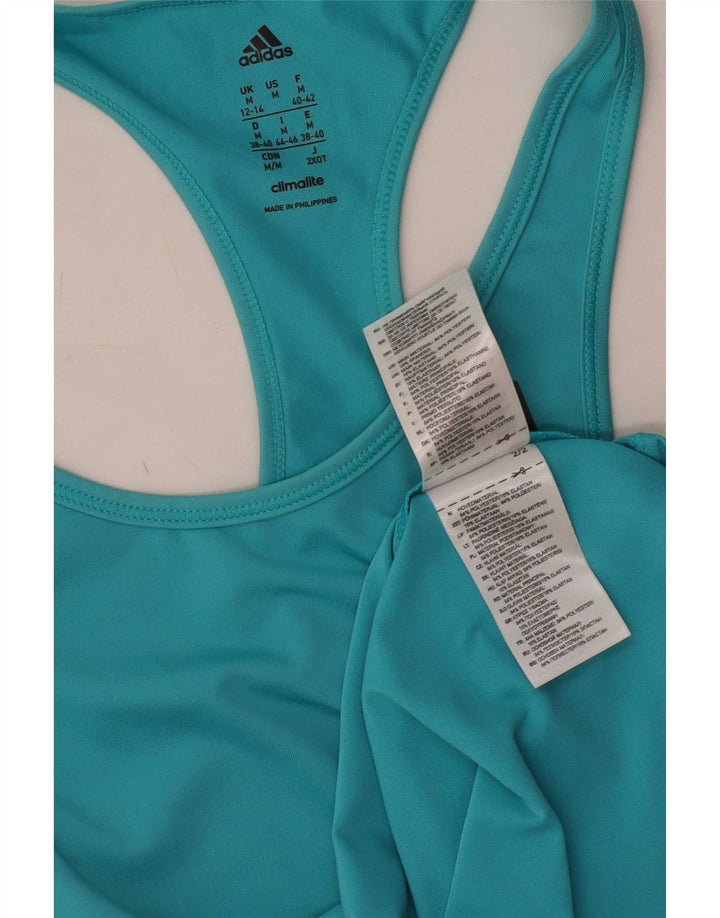 Женский жилет Adidas Climalite Vest UK 12/14, средний синий полиэстер