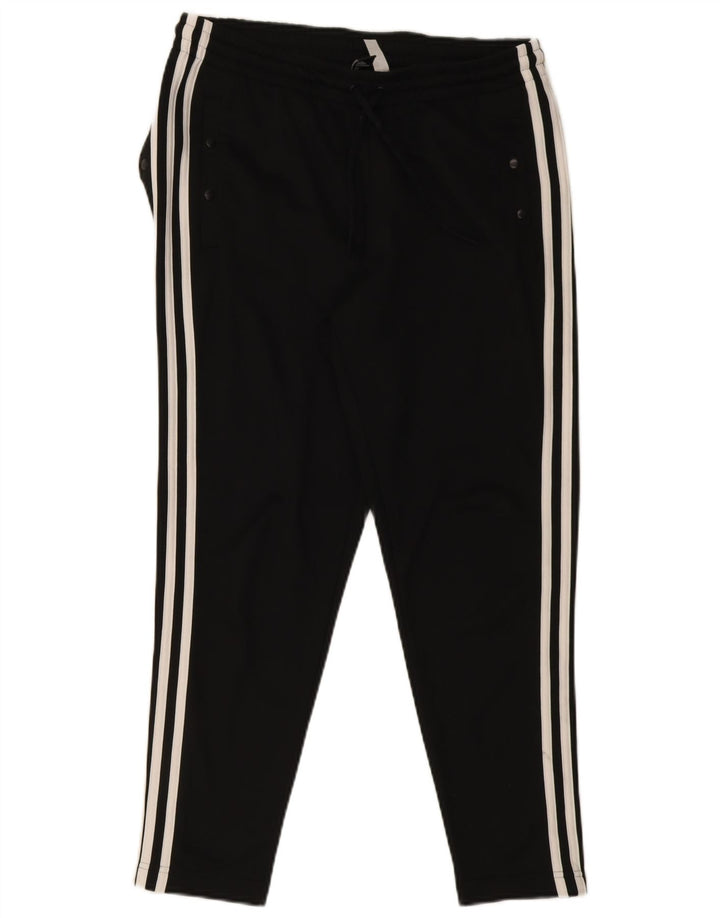 Женские спортивные брюки Adidas UK 12/14, средний черный полиэстер